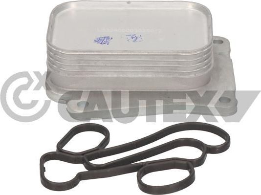 Радиатор масляный (маслоохладитель) для двигателя Cautex (алюминий) для Mercedes-Benz CLC-Класс 2008-2011. Артикул 751762