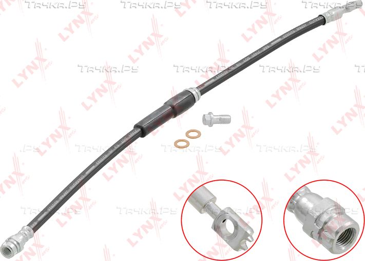 Тормозной шланг LYNXauto для Volkswagen Golf V 2003-2009. Артикул BL-3102