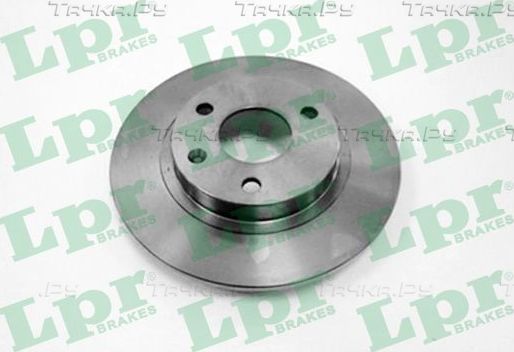 Тормозной диск LPR передний для Peugeot 106 I 1991-2004. Артикул C1181P