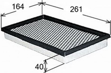 Воздушный фильтр JS Asakashi. Артикул A9405