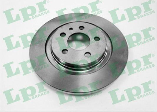 Тормозной диск LPR задний для Fiat Ulysse I 2002-2002. Артикул F2009P
