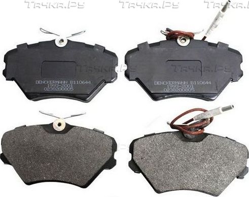 Тормозные колодки Denckermann передние для Renault Laguna I 1993-1994. Артикул B110644