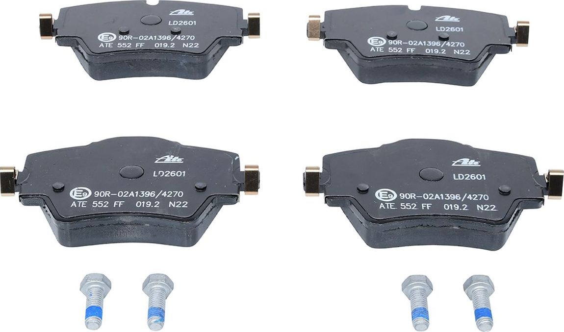 Тормозные колодки ATE Ceramic. Артикул 13.0470-2601.2