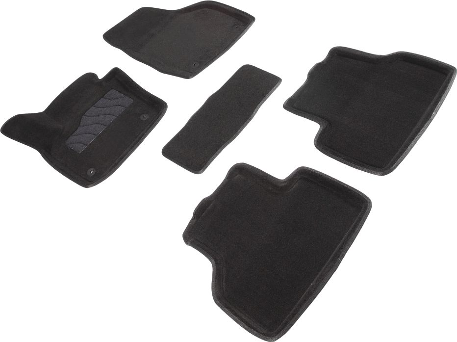 Коврики текстильные 3D Seintex с бортиком для салона Audi Q3 2011-2018. Артикул 86288