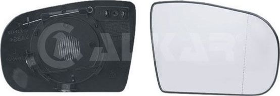 Зеркальное стекло бокового зеркала Alkar правое для Mercedes-Benz E-Класс II (W210, S210) 1997-2003. Артикул 6424702