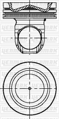 Поршень Yenmak для Volvo 9700 2001-2026. Артикул 31-04085-000