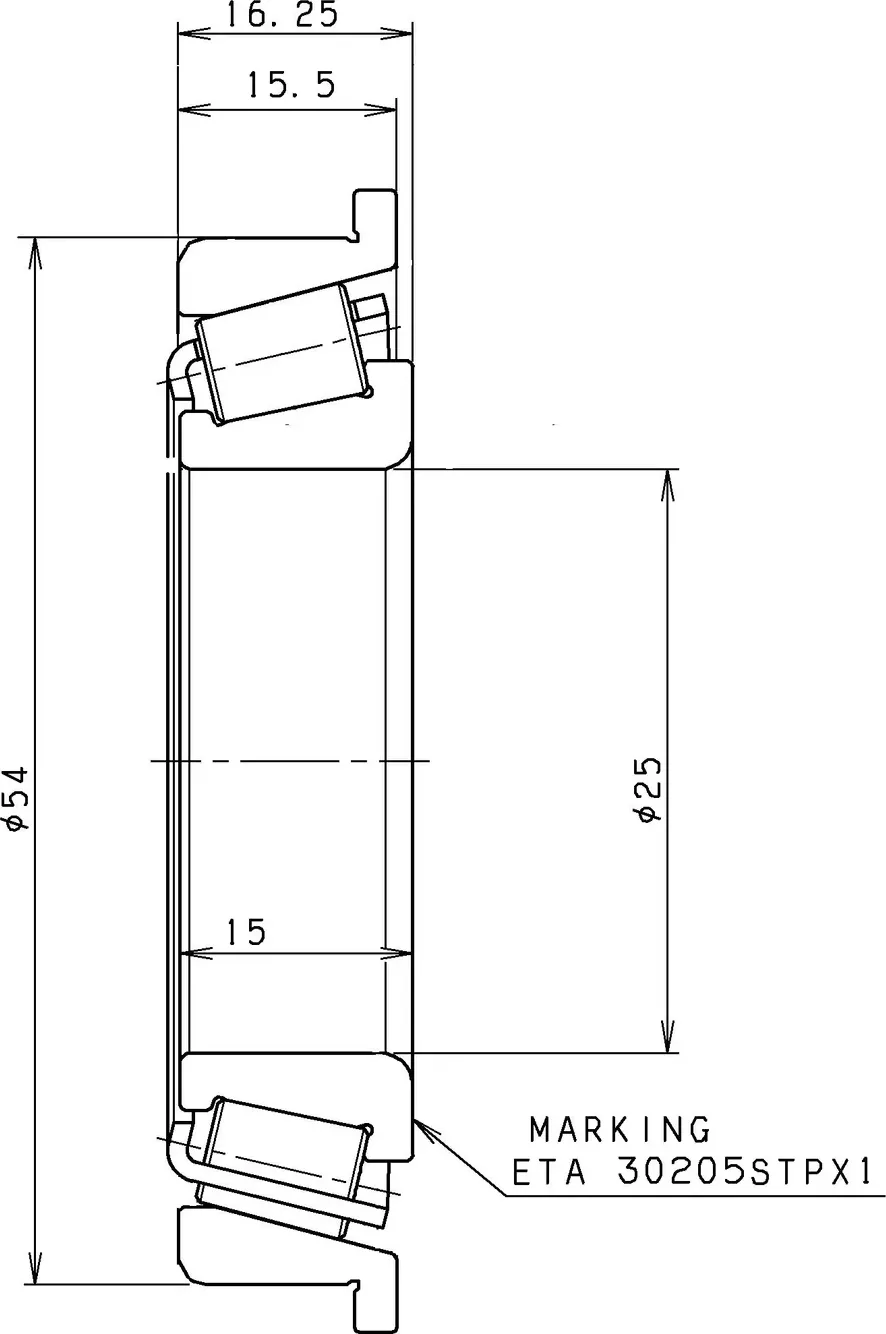 Подшипник КПП RENAULT PF1/PF6/PK1/PK4/PK5/PK6 (NTN/SNR). Артикул EC35116