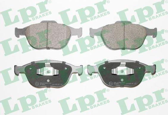 Тормозные колодки LPR передние для Ford Focus I 2002-2004. Артикул 05P913