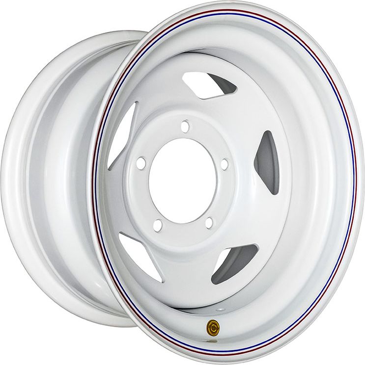Колёсный диск OFF-ROAD Wheels усиленный стальной белый 5x139,7 8xR15 d110 ET-19 (треуг.) для УАЗ Хантер 2003-2026. Артикул 1580-53910WH-19A15