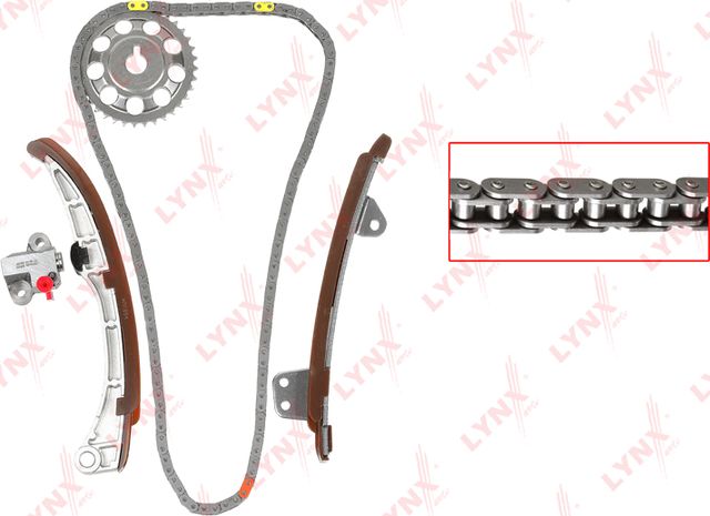 Цепь ГРМ LYNXauto для Toyota Probox I 2002-2014. Артикул TK-0070