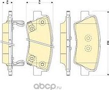 Тормозные колодки Hyundai / KIA. Артикул 583022KA10