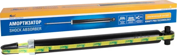 Амортизатор CHEVROLET AVEO 11- 1.6 задн.лев.прав. (Kraft). Артикул KT073565