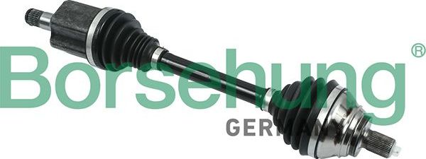 Полуось (привод в сборе, приводной вал) Borsehung передняя левая для Audi Q3 I (8U) 2011-2018. Артикул B18345