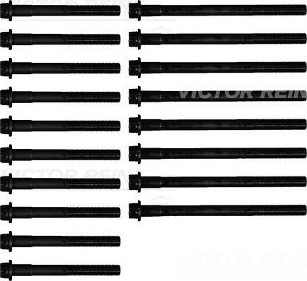 Комплект болтов ГБЦ Victor Reinz для Toyota Dyna U300 – U400  2001-2015. Артикул 14-32388-01