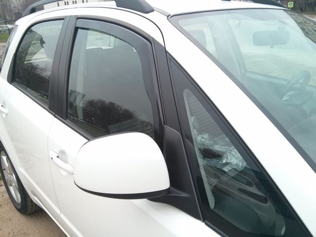 Дефлекторы Heko для окон Fiat Sedici xэтчбек 2005-2014. Артикул 28632