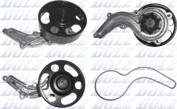 Помпа (водяной насос) Dolz для Honda Jazz III 2015-2026. Артикул H148