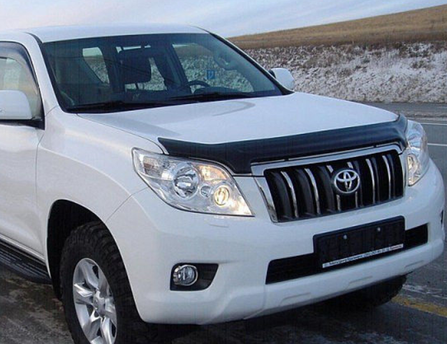 Дефлектор Vip-Tuning для капота Toyota Land Cruiser Prado 150 2009-2013. Артикул TYA53