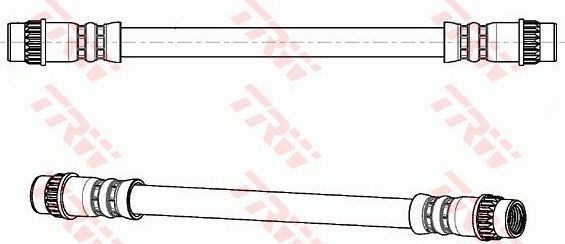 Тормозной шланг TRW. Артикул PHA429