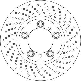 Тормозной диск TRW TRW SINGLE. Артикул DF6779S