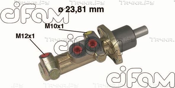 Тормозной цилиндр главный Cifam (Чугун) для Renault Laguna I 1993-2001. Артикул 202-386