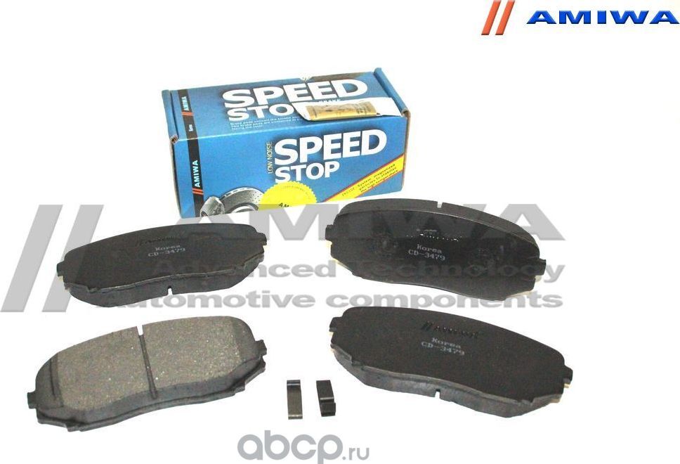 Колодки тормозные передние (Amiwa). Артикул CD3479