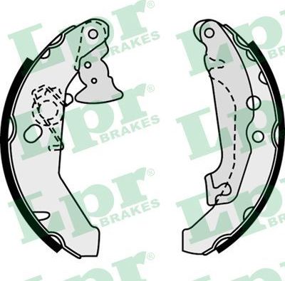 Тормозные колодки LPR. Артикул 07560