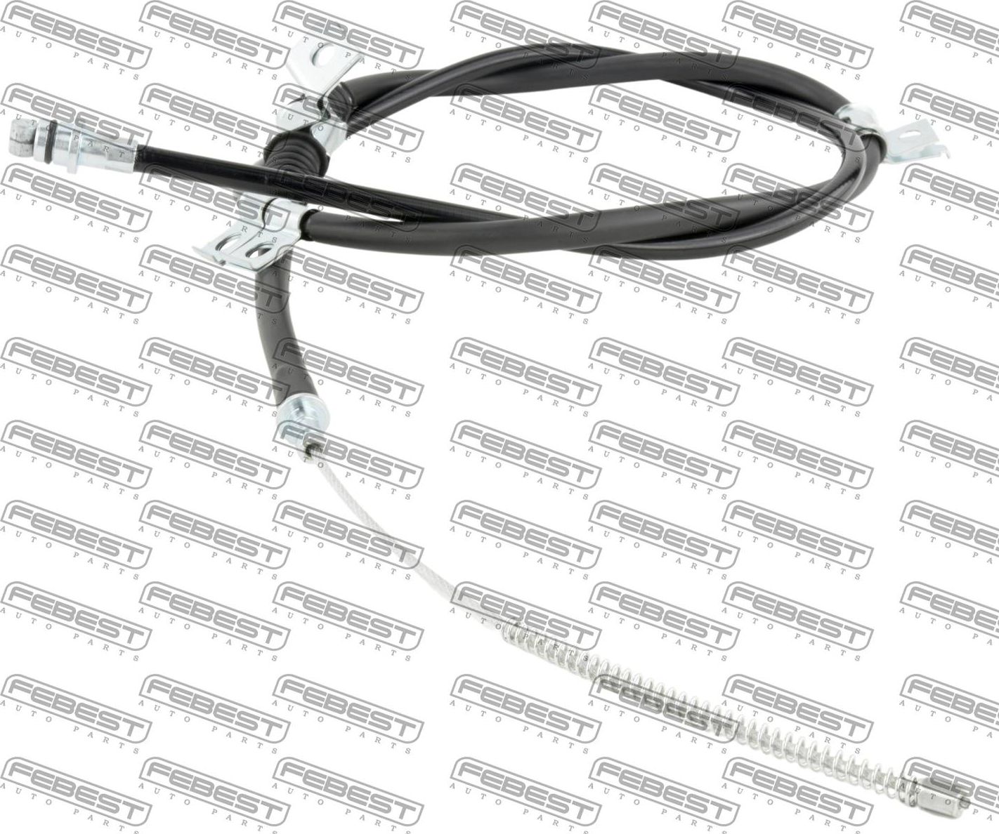 Трос ручника (тросик ручного тормоза) Febest. Артикул 04100-V93RH