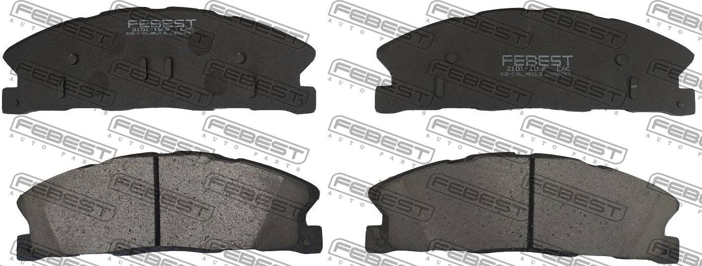 Тормозные колодки Febest. Артикул 2101-TWJF