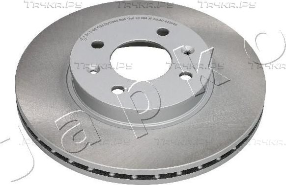 Тормозной диск Japko передний для Hyundai i20 II 2014-2026. Артикул 60K18C
