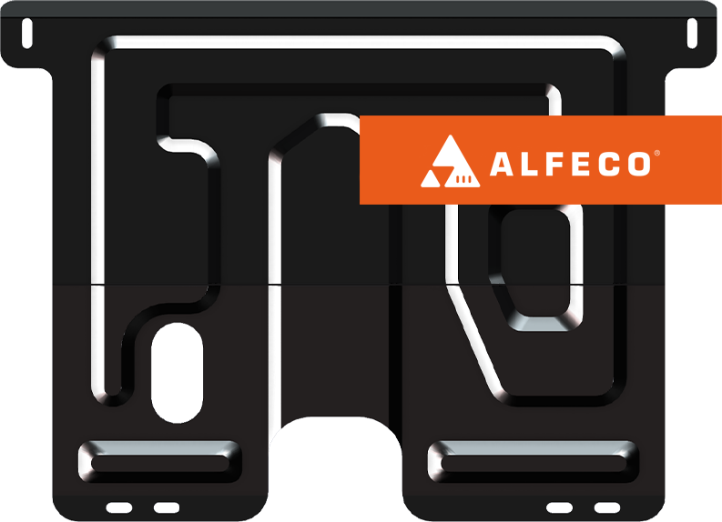 Защита Alfeco для картера и КПП Ravon Matiz 2015-2018. Артикул ALF.05.01 st