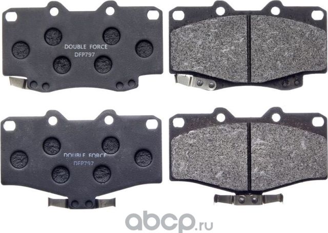 Колодки тормозные дисковые Double Force Double Force. Артикул DFP797