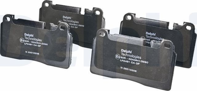 Тормозные колодки Delphi (Low-Metallic). Артикул LP2491