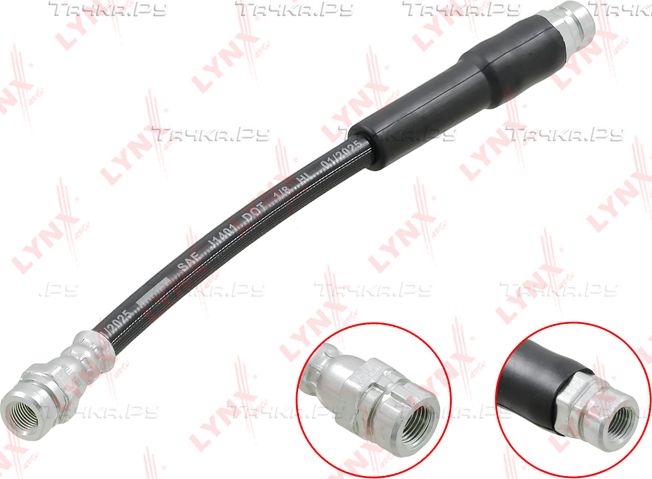 Тормозной шланг LYNXauto задний для Skoda Octavia A5 2004-2009. Артикул BL-3104