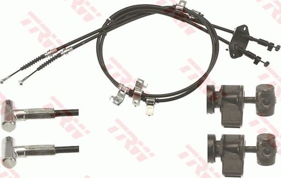 Трос ручника (тросик ручного тормоза) TRW. Артикул GCH684