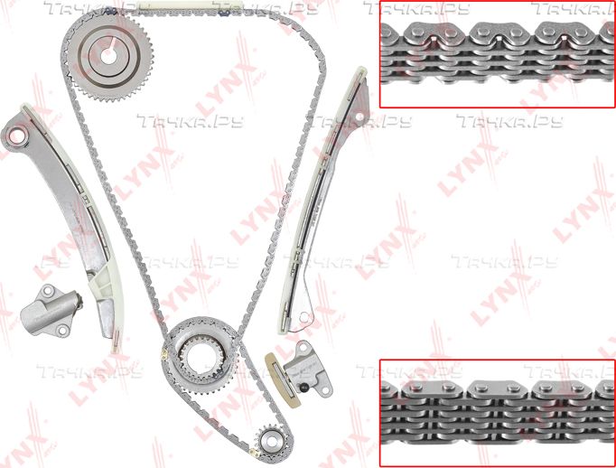 Цепь ГРМ LYNXauto для Nissan Qashqai I 2007-2010. Артикул TK-0029