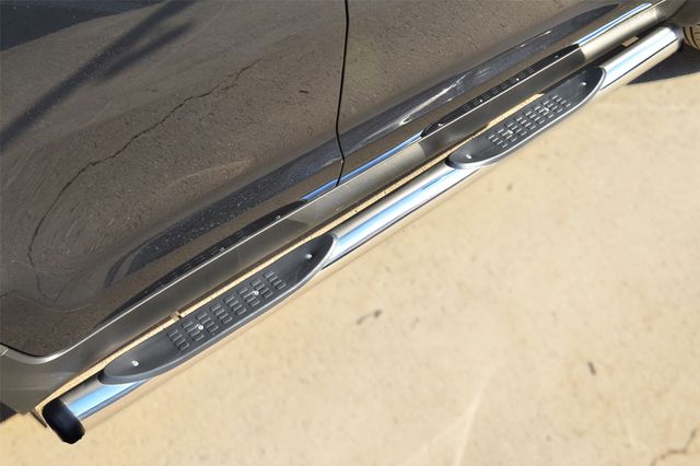 Защита порогов RusStal труба d76 с накладкой (вариант 2) для Kia Sportage III 2014-2026. Артикул KSGT-001674