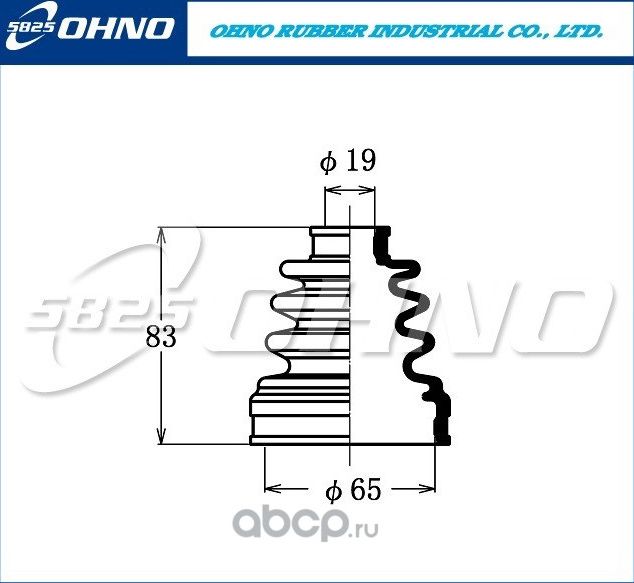 Пыльник привода (Ohno). Артикул FB2107