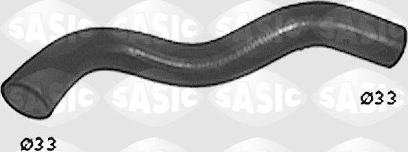 Патрубок радиатора (системы охлаждения) Sasic правый верхний для Fiat Uno I 1983-1993. Артикул SWH6829