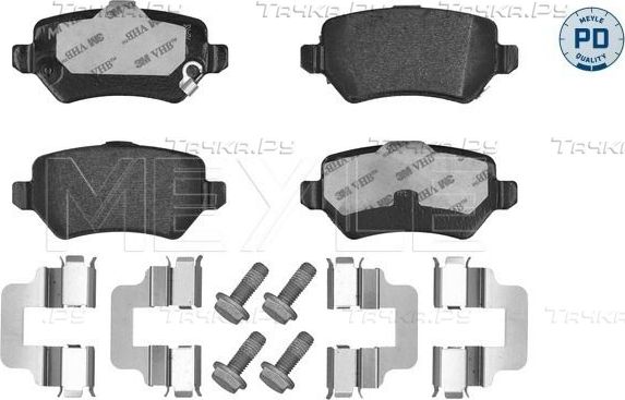 Тормозные колодки Meyle PD. Артикул 025 234 1715/PD