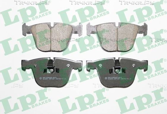 Тормозные колодки LPR задние для BMW X5 III (F15) 2013-2018. Артикул 05P1367