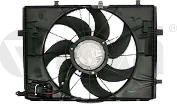 Вентилятор радиатора двигателя (в сборе) Vika для Mercedes-Benz GLC I (X253) 2015-2019. Артикул 91052001