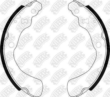Тормозные колодки NiBK. Артикул FN5528
