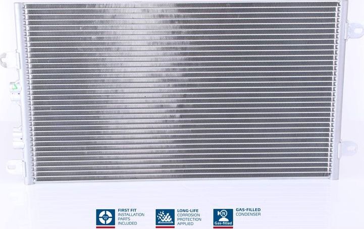 Радиатор кондиционера (конденсатор) Nissens (алюминий). Артикул 94552