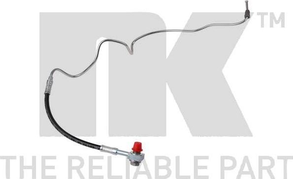 Тормозной шланг NK задний левый внешний для Skoda Rapid I 2012-2019. Артикул 8547113