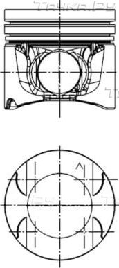 Поршень Kolbenschmidt для Nissan X-Trail T31 2007-2013. Артикул 40262620
