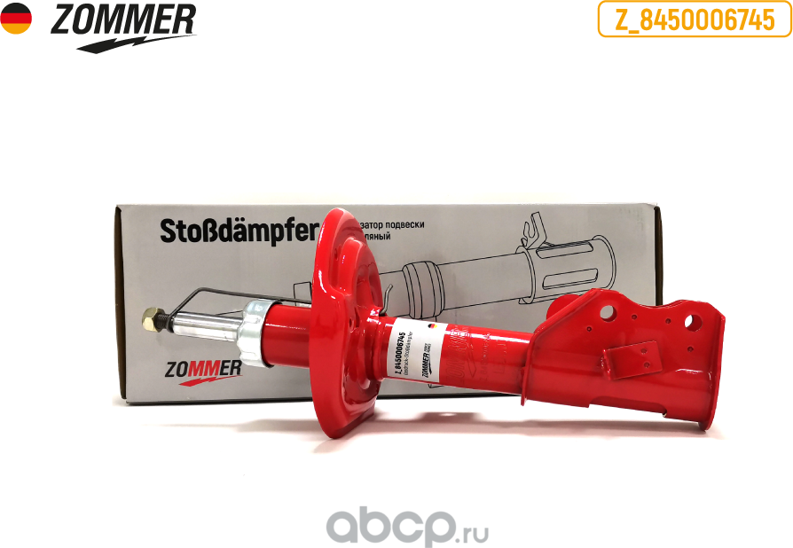 СТОЙКА ЛАДА VESTA ЛЕВ ГАЗОВАЯ (Z_8450006745) ZOMMER Zommer. Артикул Z8450006745