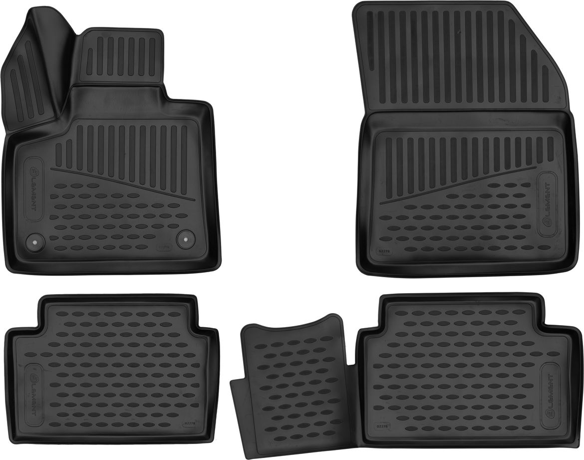 Коврики Element 3D для салона Citroen C5 Aircross II 2019-2026. Артикул ELEMENT3D02278210k