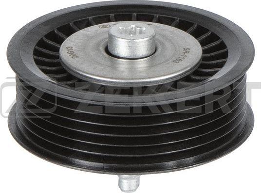 Направляющий (ведущий) ролик приводного поликлинового ремня Zekkert правый нижний для Dacia Duster I 2010-2018. Артикул SR-1163