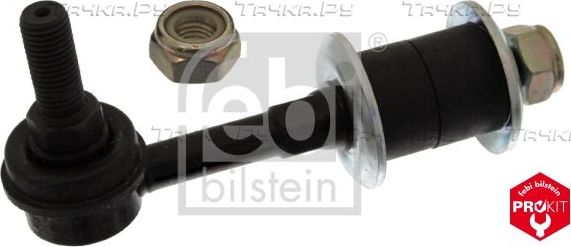 Стойка (тяга) стабилизатора Febi Bilstein (сталь) передняя правая/левая для Nissan 200SX S14 1993-1999. Артикул 42597