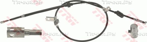Трос ручника (тросик ручного тормоза) TRW. Артикул GCH605